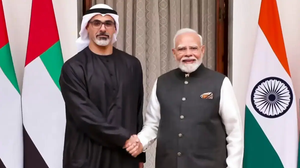 PM મોદીએ BRICS સમિટની બાજુમાં અબુ ધાબીના ક્રાઉન પ્રિન્સ સાથે દ્વિપક્ષીય વાતચીત કરી | ભારત સમાચાર